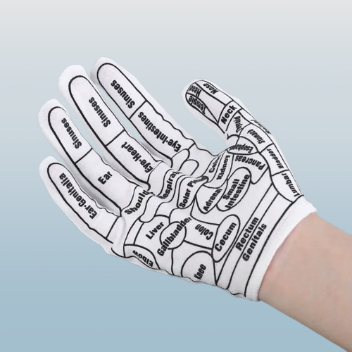 AcuGloves Reflexology Chart Gloves